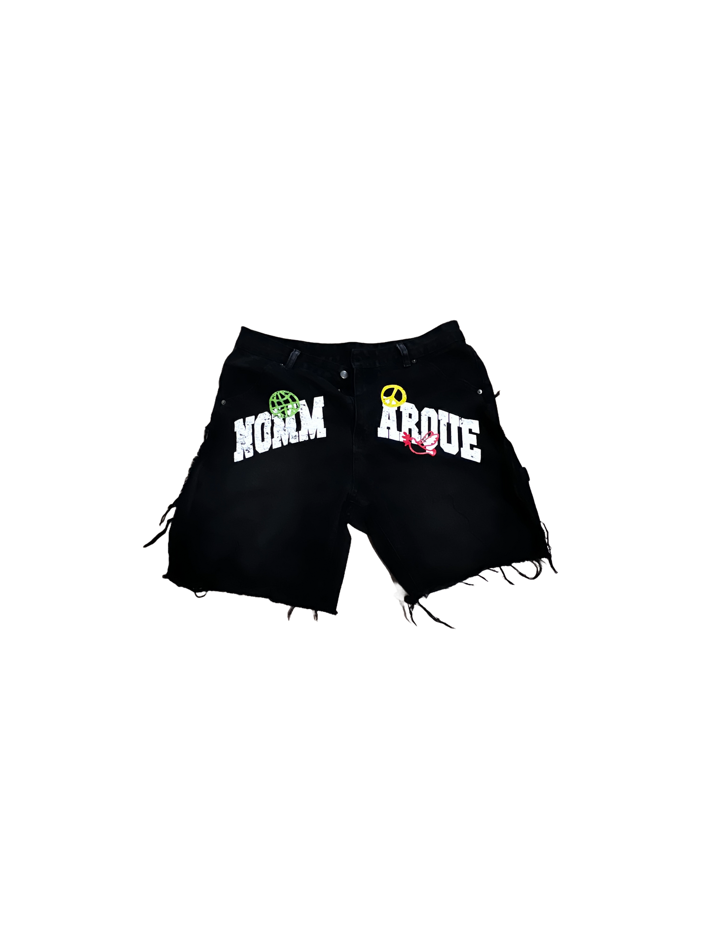 PEACE DENIM WORKER SHORTS