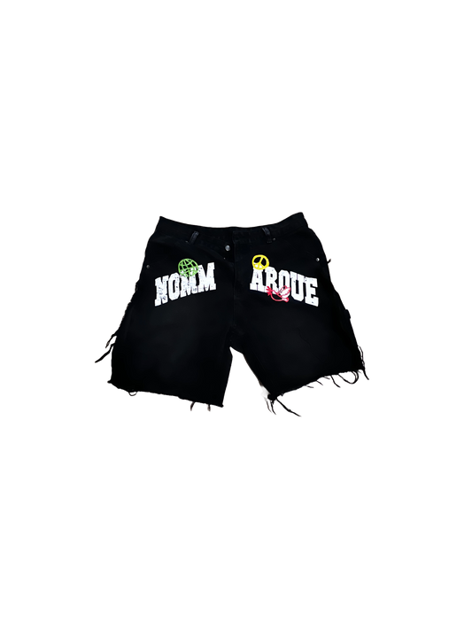 PEACE DENIM WORKER SHORTS